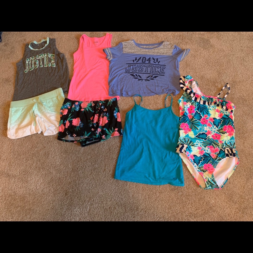 Girls size 12 Justice bundle